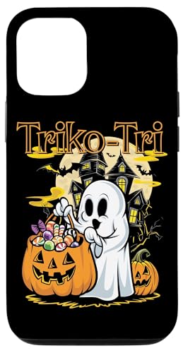 Hülle für iPhone 14 Pro Triko-tri Lustiger Geist Kinder Spanisch Mexikanisch Halloween von Lazy Halloween Costume Boys Girls Men Women Tees