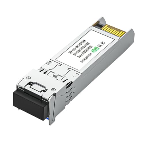 Lbvzxkad 2 Stk. 10G SFP+ Optisches Fasermodul 20KM 1310NM LC Single Mode Dual Fiber Transceiver Kompatibel mit Netzwerk-Router-Switches von Lbvzxkad