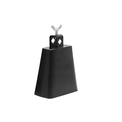 Cowbell Percussion Metall Kuhglocken Noise Maker Cowbell Percussion Instrument für Schlagzeug Hochzeit Fußball Jubelspiel von Ldabrye