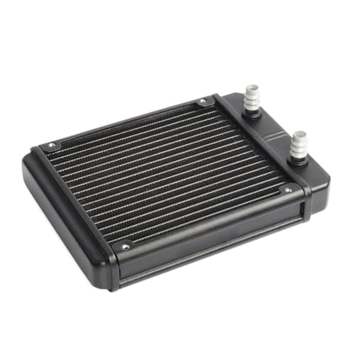 Ldabrye SRL120F10 Wasserkühlung Computer Kühler 18 Rohr Aluminium Wärmetauscher Flüssigkeitskühlung Kühler Kühlkörper Für CPU PC von Ldabrye