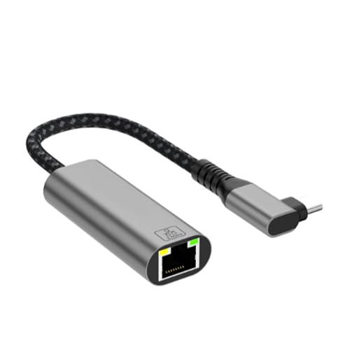 USB-3.0-auf-Ethernet-Adapter, USB Typ C auf Ethernet-Adapter, RJ45-Netzwerk, tragbarer Kabeladapter für Laptops von Ldabrye