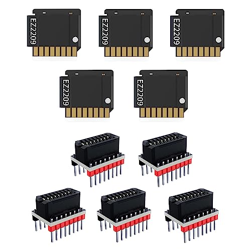 Ldbuejiaja EZ2209 Schrittmotortreiber Mit Treiber Stecker Set Für 3D Druck Controller Boards Mit Kühlkörper 5 Sets von Ldbuejiaja