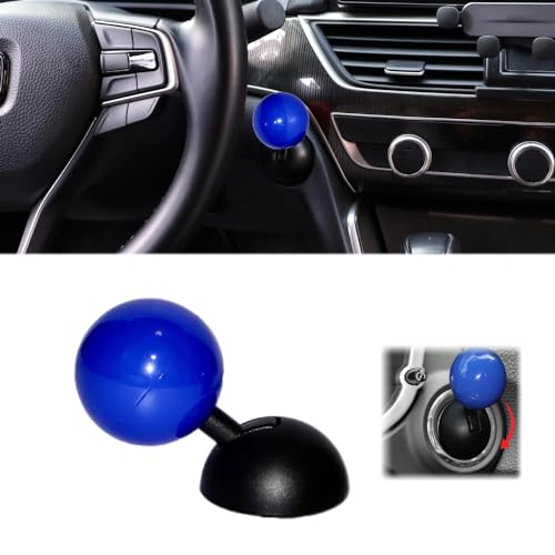 Car Push to Start Button Rocker, Auto Motor Start Stop Knopf Abdeckung, Automotor-Start-Stop-Knopf Joystick, Vollmetall-Kugelstange Automobiler Ein-Knopf-Startknopf, Autozubehör (Blau) von LeSakurla