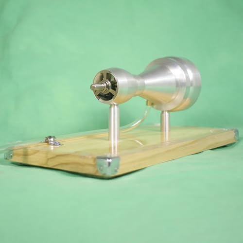 LeTkingok Mini Dampfturbinenmodell, Alkohol Brennholz Turbinenmotor, Generator, Flugzeugmotor, Besser Als Stirlingmotor von LeTkingok