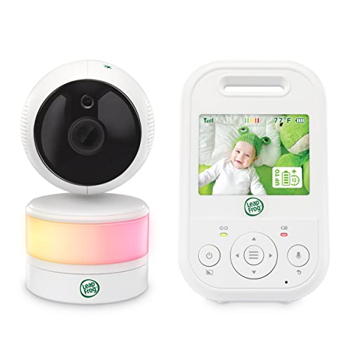 LeapFrog LF2513 Babyphone mit Kamera, Schwenk- und Neige Video Baby Monitor, 2.8 Inch Display, Nachtsicht, 300 m große Reichweite,12H Lange Akkulaufzeit Babyphone,Beruhigende Schlaflieder, 1080p von LeapFrog