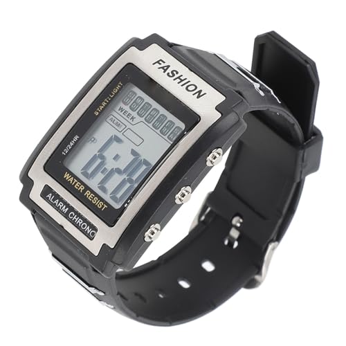 Leapiture Armbanduhr, elektronische Uhr, Digitale Sportuhr, rechteckige Digitaluhr, Laufuhr mit Alarm für Herren, lässige leuchtende Stoppuhr von Leapiture