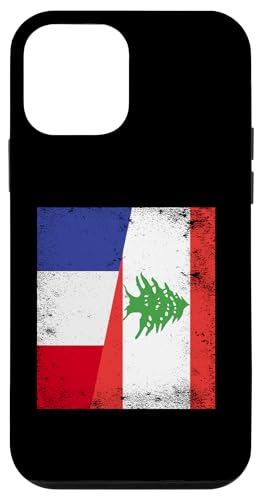 Hülle für iPhone 12 mini Frankreich Libanon Flagge Französisch Libanesische Wurzeln von Lebanese Republic Design Love Lebanon Flag