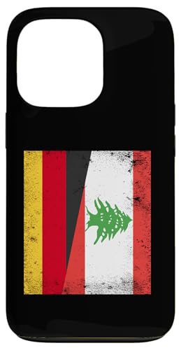 Hülle für iPhone 13 Pro Deutschland Libanon Flagge Deutsche Libanesische Wurzeln von Lebanese Republic Design Love Lebanon Flag