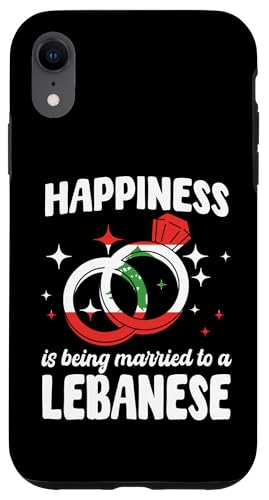 Hülle für iPhone XR Happinees Is Being Married To A Libanese Ehepartner Libanon von Lebanese Republic Design Love Lebanon Flag