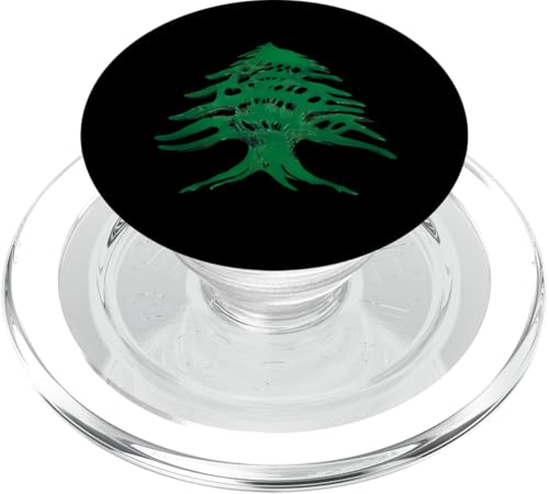 Zedernbaum Libanon-Liebhaber stolze libanesische Wurzeln PopSockets PopGrip für MagSafe von Lebanese Republic Design Love Lebanon Flag