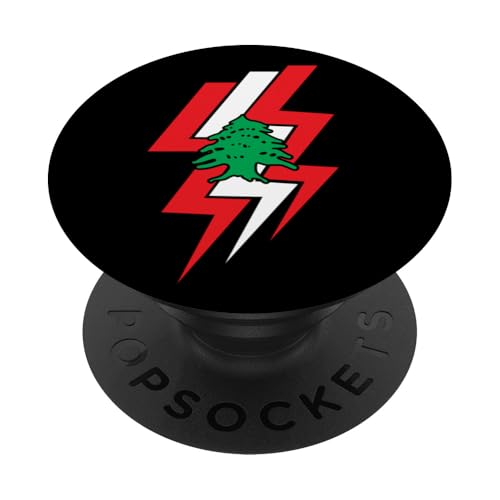 Libanon, Libanon-Flagge, Libanon-Flagge. PopSockets Klebender PopGrip von Lebanon,Flag of Lebanon,Lebanon Flag.