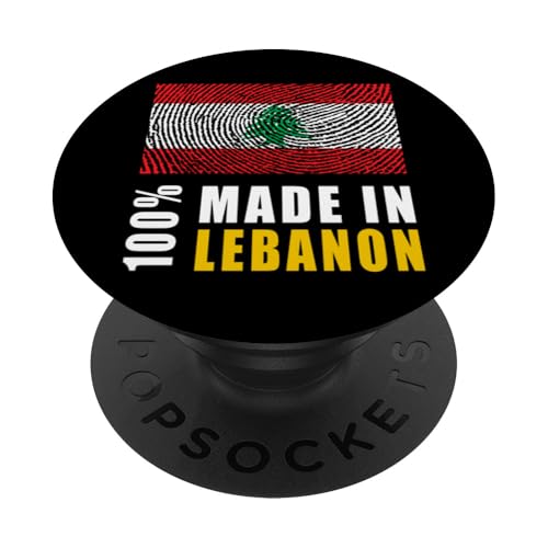 Libanon, Libanon-Flagge, Libanon-Flagge. PopSockets Klebender PopGrip von Lebanon,Flag of Lebanon,Lebanon Flag.