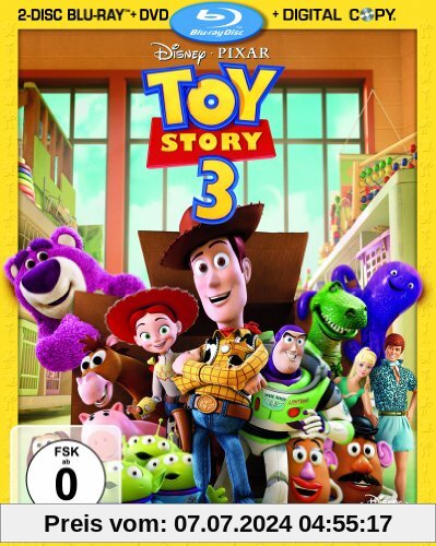 Toy Story 3 (2-Disc Blu-ray + DVD + Digital Copy) [Blu-ray] von Lee Unkrich