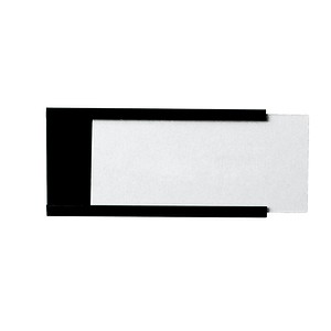 36 Legamaster Etikettenhalter magnetisch schwarz 6,0 x 3,0 cm von Legamaster