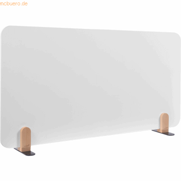 Legamaster Whiteboard-Tischtrennwand Elements 60x120cm mit Halterungen von Legamaster