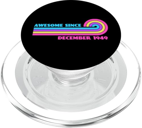 Awesome Since December 1949 PopSockets PopGrip für MagSafe von Legend Since Birthday