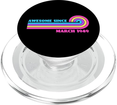 Awesome Since March 1949 PopSockets PopGrip für MagSafe von Legend Since Birthday