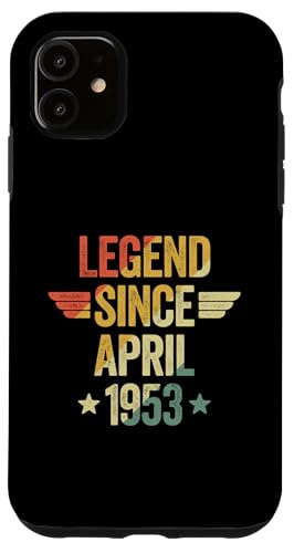 Hülle für iPhone 11 Legend Since April 1953 von Legend Since Birthday