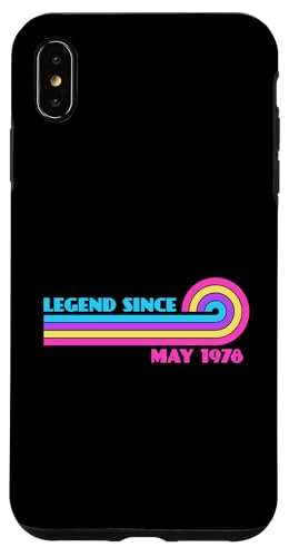 Hülle für iPhone XS Max Legend Since May 1978 von Legend Since Birthday