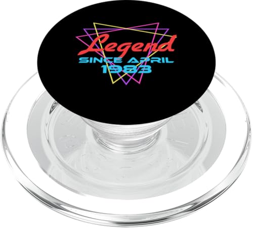 Legend Since April 1983 PopSockets PopGrip für MagSafe von Legend Since Birthday