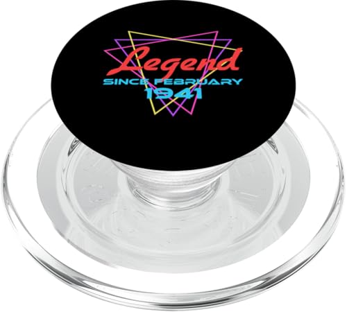 Legend Since February 1941 PopSockets PopGrip für MagSafe von Legend Since Birthday