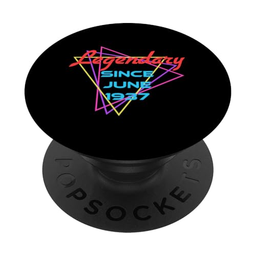 Legendary Since June 1937 PopSockets Klebender PopGrip von Legend Since Birthday