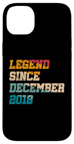 Hülle für iPhone 14 Plus 6 Jahre alte Legende seit Dezember 2018 Vintage 6. Geburtstag von Legend Since Retro Anniversary Birthday Gift By Mj