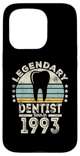 Hülle für iPhone 15 Pro Legendary Dentist Born 1993 - 31st Birthday Dentist Gift von Legendary Dentist Birthday Gifts