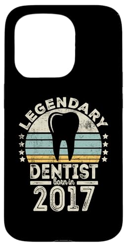 Hülle für iPhone 15 Pro Legendary Dentist Born 2017 - 7th Birthday Dentist Gift von Legendary Dentist Birthday Gifts