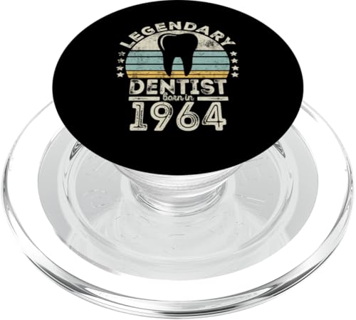 Legendary Dentist Born 1964 - 60th Birthday Dentist Gift PopSockets PopGrip für MagSafe von Legendary Dentist Birthday Gifts