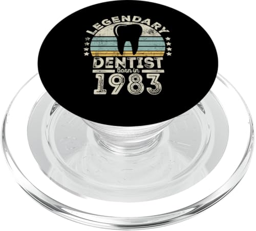 Legendary Dentist Born 1983 - 41st Birthday Dentist Gift PopSockets PopGrip für MagSafe von Legendary Dentist Birthday Gifts