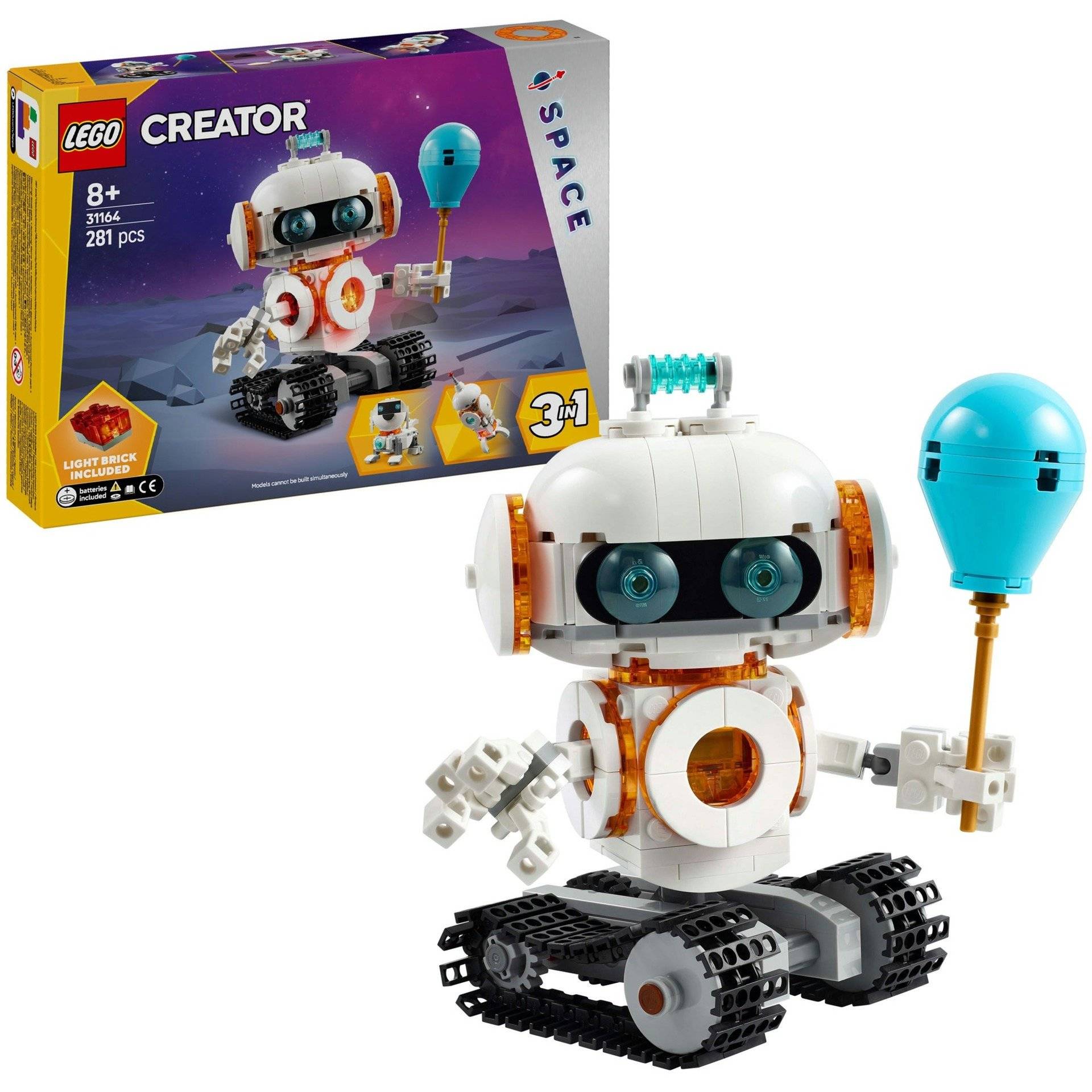 31164 Creator 3- in-1 Weltraum-Roboter, Konstruktionsspielzeug von Lego