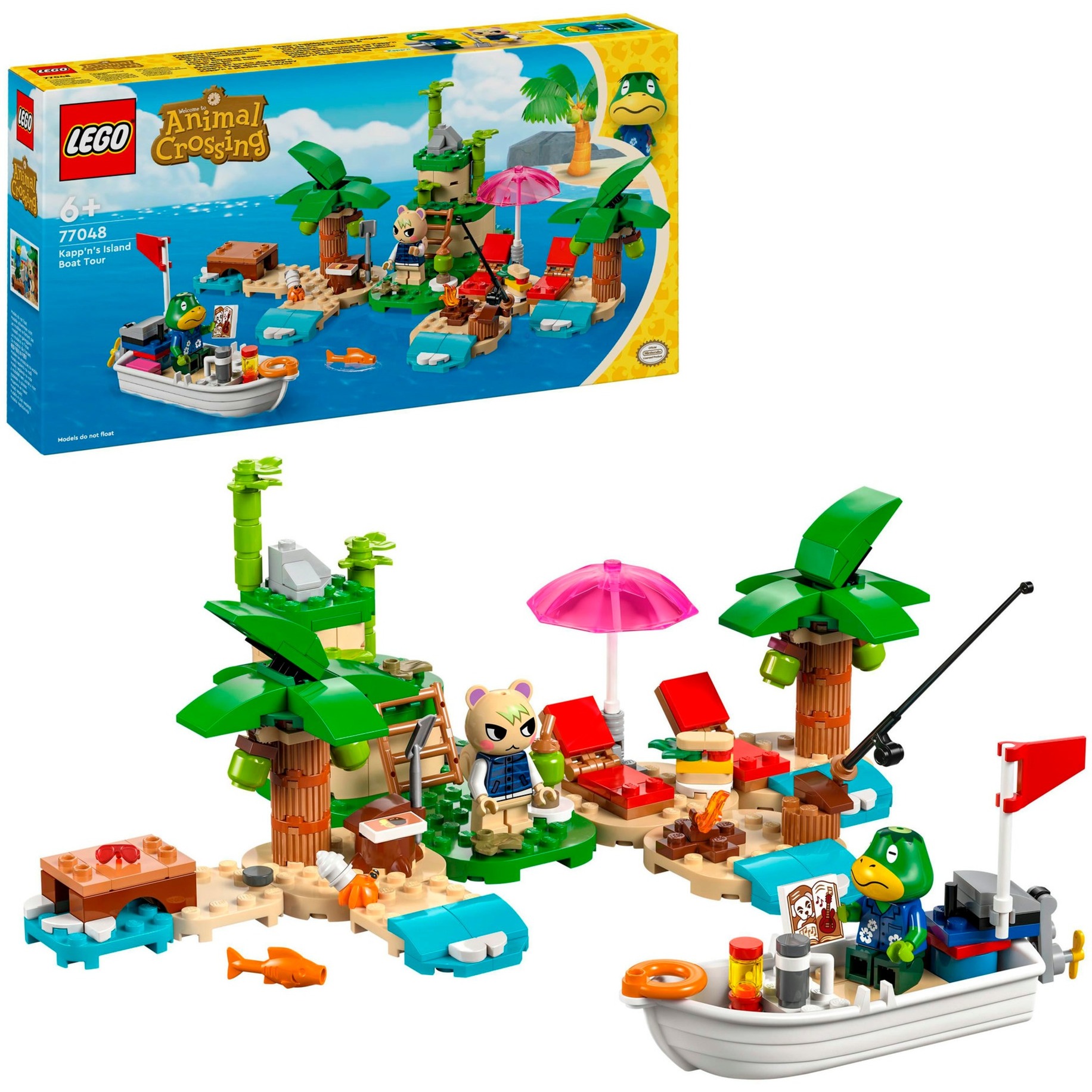 77048 Animal Crossing Käptens Insel-Bootstour, Konstruktionsspielzeug von Lego
