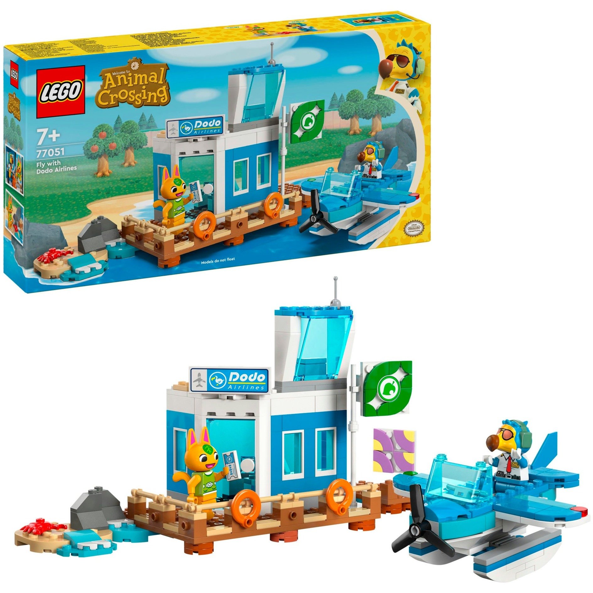 77051 Animal Crossing Flieg mit Dodo Airlines, Konstruktionsspielzeug von Lego