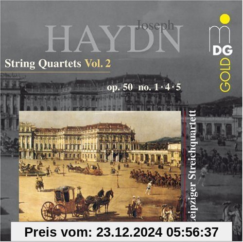 Streichquartette Op.50 1,4+5 von Leipziger Streichquartett