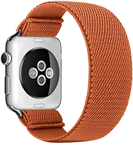 Solo Loop Uhrenarmband Kompatibel mit Apple Watch Armband 45mm 41mm 40mm 44mm 38mm 42mm Weichem Elastisches Sport Ersatzarmbänder für IWatch Series 7/6/SE/5/4/3 Scrunchies Strap,NEU 15 42mm/44mm/45mm von Leishouer