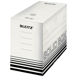 10 LEITZ Archivboxen Solid weiß 15,0 x 33,0 x 25,7 cm von Leitz