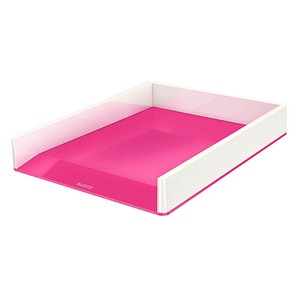 LEITZ Briefablage WOW Duo Colour perlweiß/pink von Leitz