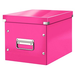 LEITZ Click & Store Aufbewahrungsbox 10,0 l pink 26,0 x 26,0 x 24,0 cm von Leitz