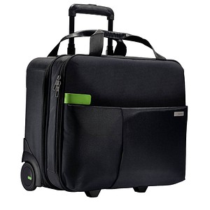 LEITZ Laptop-Trolley Complete Smart Traveller Kunstfaser schwarz 42,0 x 20,0 x 37,0 cm von Leitz