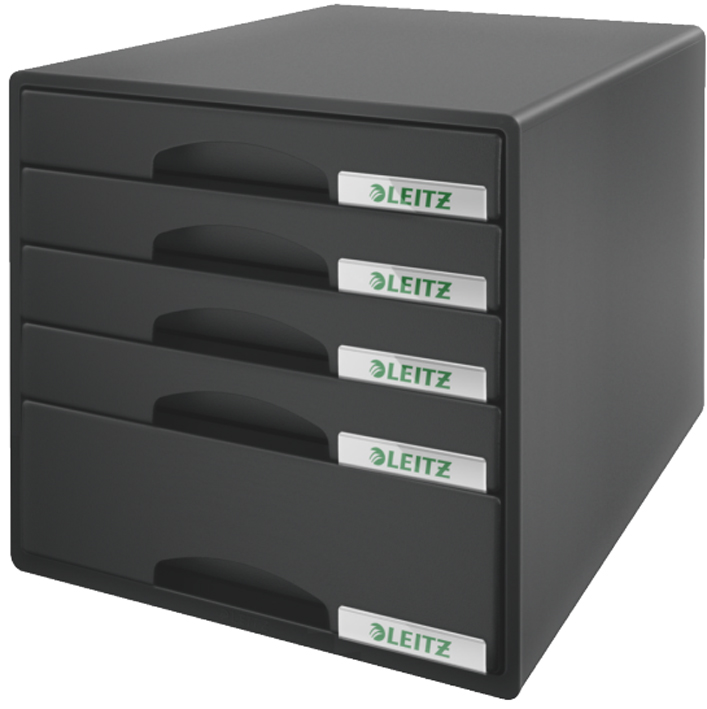 LEITZ Schubladenbox Plus, 5 Schübe, schwarz LEITZ Schubladenbox Plus, 5 Schübe, schwarz von Leitz
