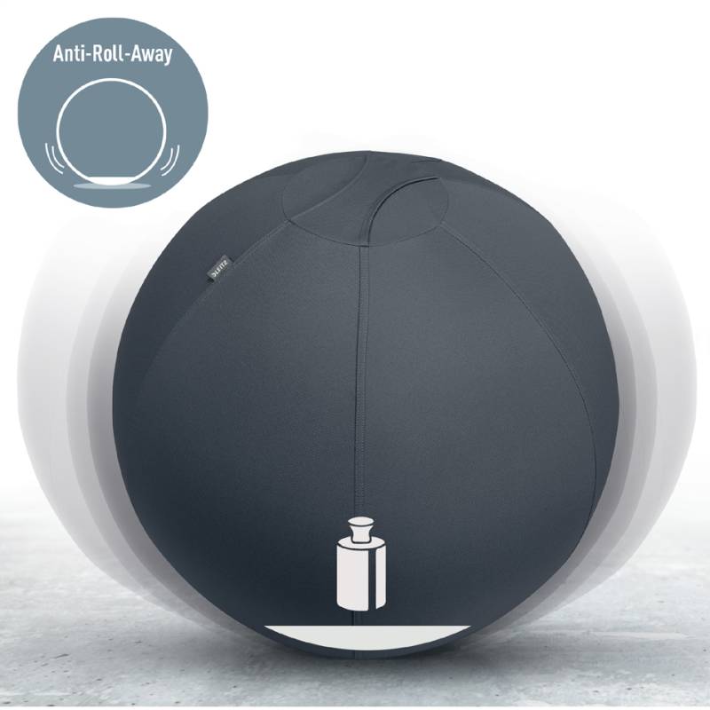 LEITZ Sitzball Ergo Active, Durchmesser: 550 mm, samtgrau von Leitz