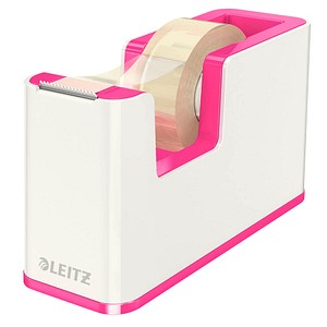LEITZ Tischabroller WOW Duo Colour perlweiß/pink von Leitz