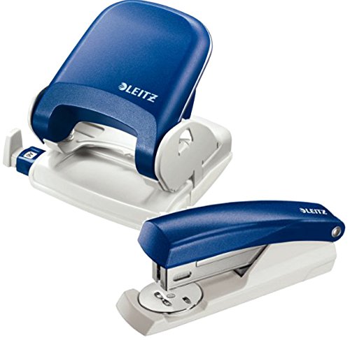 Leitz 5005 NeXXt Series Bürolocher für bis zu 25 Blatt + Heftgerät 5501 blau bis zu 25 Blatt Heftleistung Leitz 5005 NeXXt Series Bürolocher für bis zu 25 Blatt + Heftgerät 5501 blau bis zu 25 Blatt Heftleistung von Leitz
