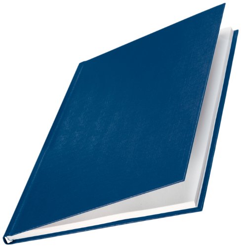 Leitz 73970035 Buchbindemappe impressBIND, Hard Cover, A4, 28 mm, 10 Stück, blau von Leitz