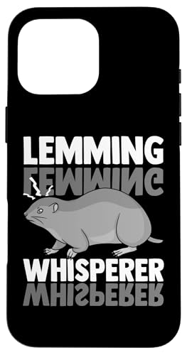 Hülle für iPhone 16 Pro Max Lemming Nagetier Lustige Tiere Niedliches Haustier von Lemming Rodent