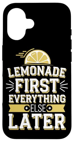 Hülle für iPhone 16 Summer Vibes Fresh Lemonade Kids Limonade Stand Business von Lemonade Stand Refreshing Drink Lemonade Lover