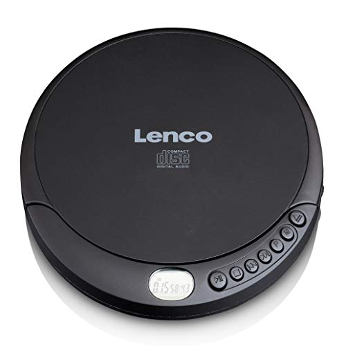 Lenco CD-010 - Tragbarer CD-Player Walkman - Diskman - CD Walkman - Mit Kopfhörern und Micro USB Ladekabel - Schwarz Lenco CD-010 - Tragbarer CD-Player Walkman - Diskman - CD Walkman - Mit Kopfhörern und Micro USB Ladekabel - Schwarz von Lenco