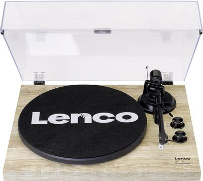 Lenco LBT-188 Audio-Plattenspieler mit Riemenantrieb Beige (LBT-188 Pine) - Sonderposten von Lenco