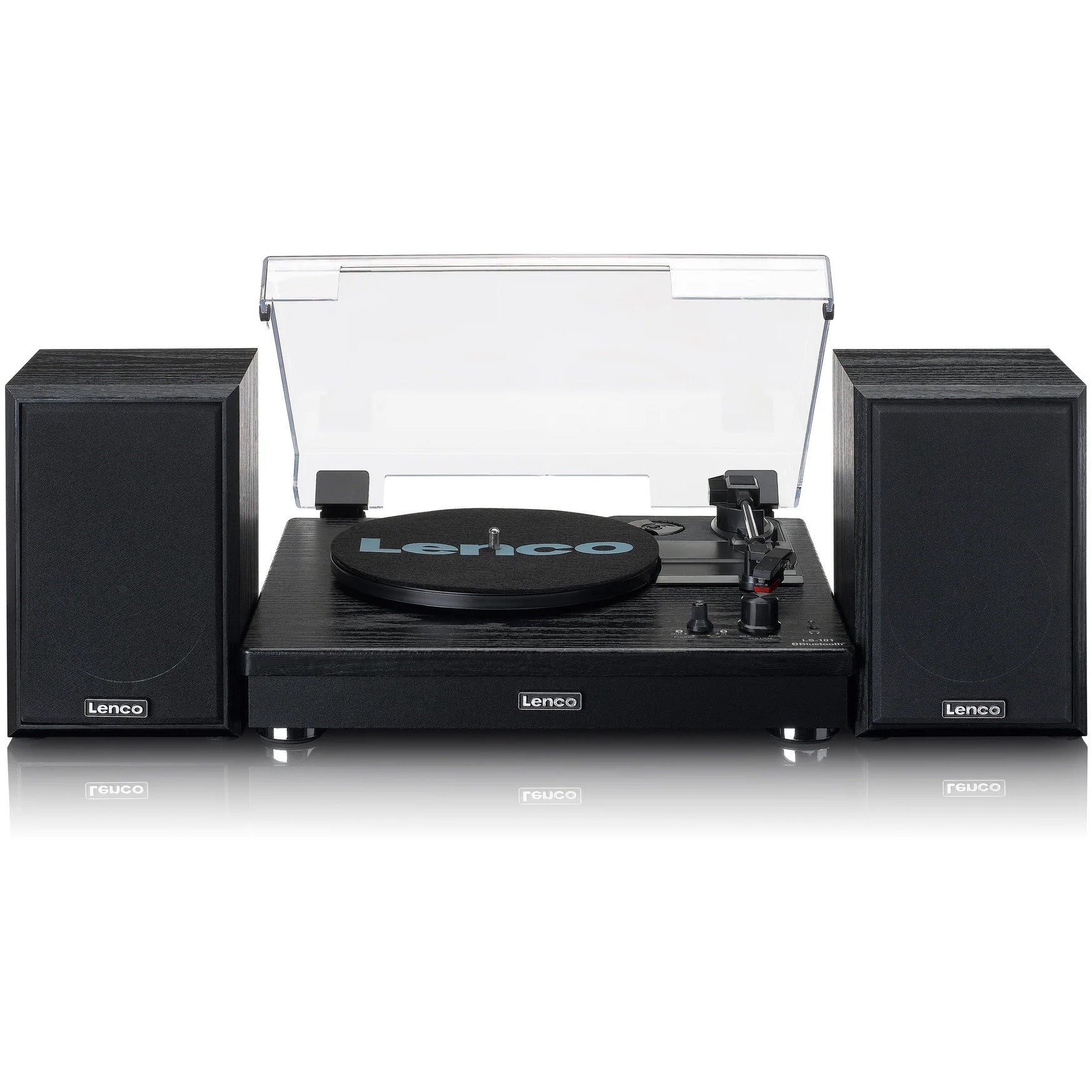 Lenco LS-101BK Wooden Turntable with Bluetooth von Lenco